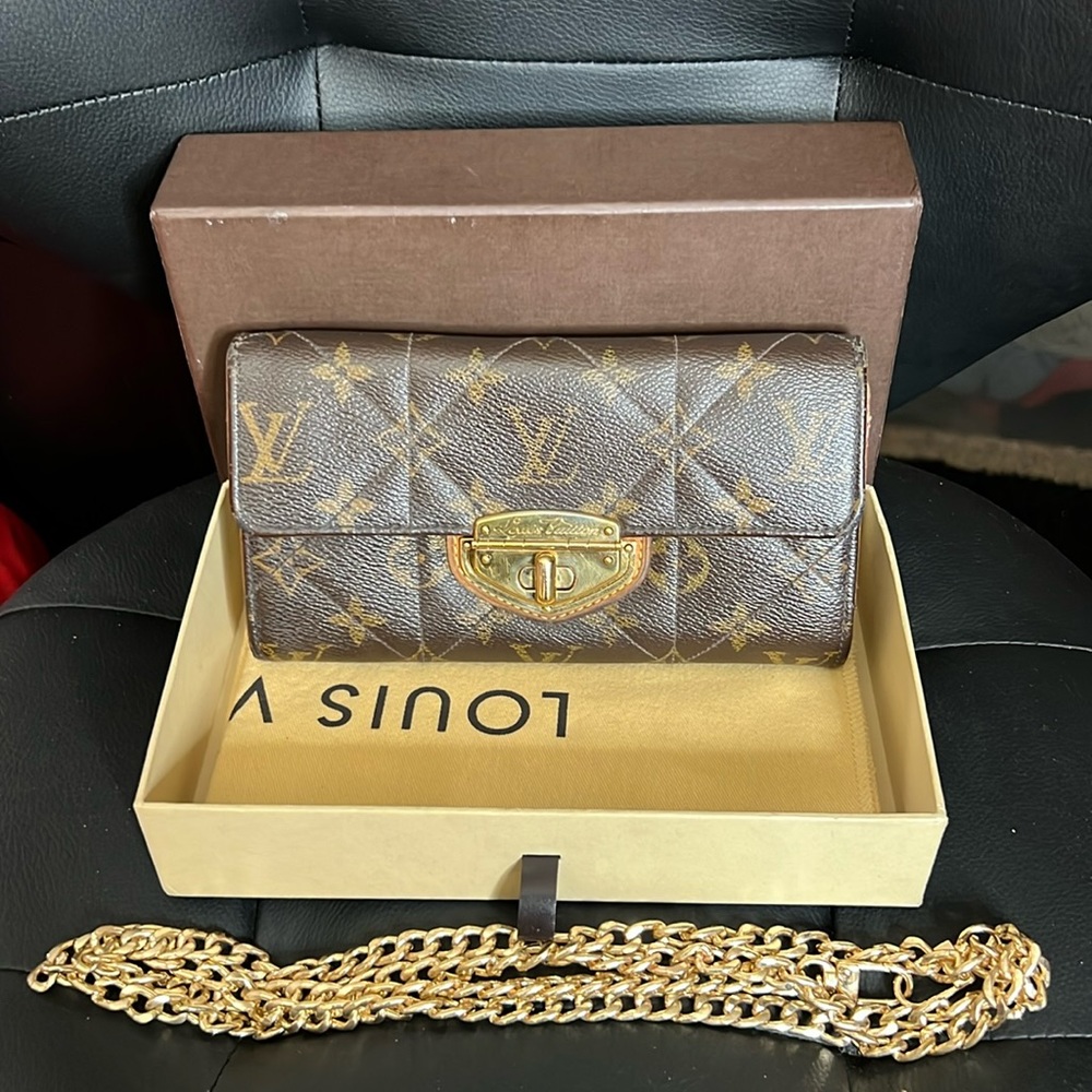 Auth LOUIS VUITTON Portefeuille Sarah Monogram Etoile M66556